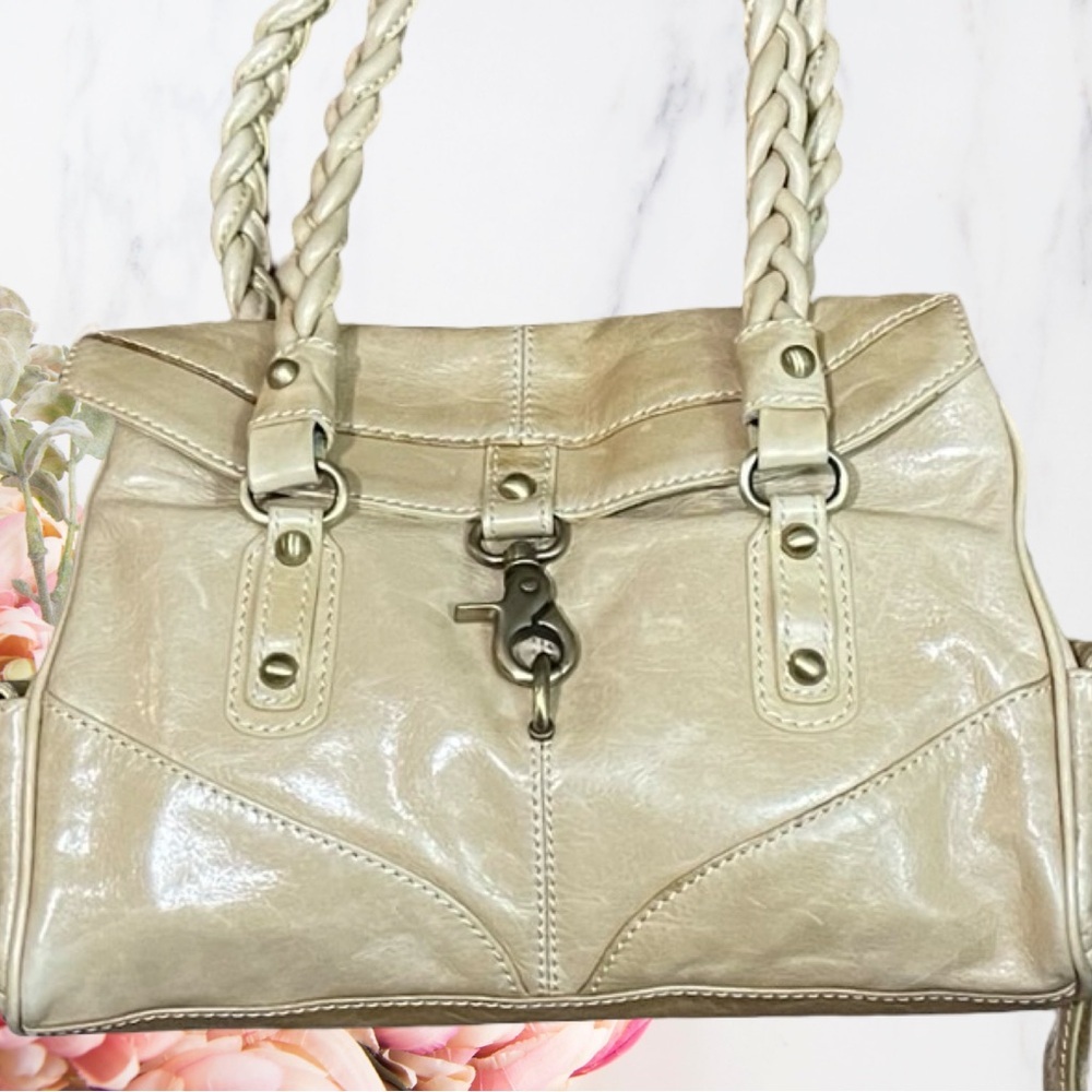 Vintage Borsetta Milano Tan Leather Satchel Bag - Picture 2 of 8